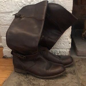 Brown FRYE riding boot leather size 7 1/2